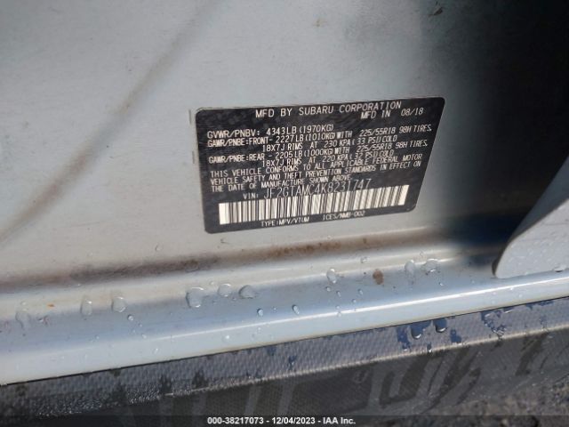 Photo 8 VIN: JF2GTAMC4K8231747 - SUBARU CROSSTREK 