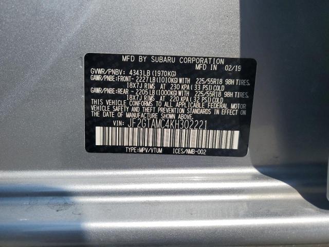 Photo 13 VIN: JF2GTAMC4KH302221 - SUBARU CROSSTREK 