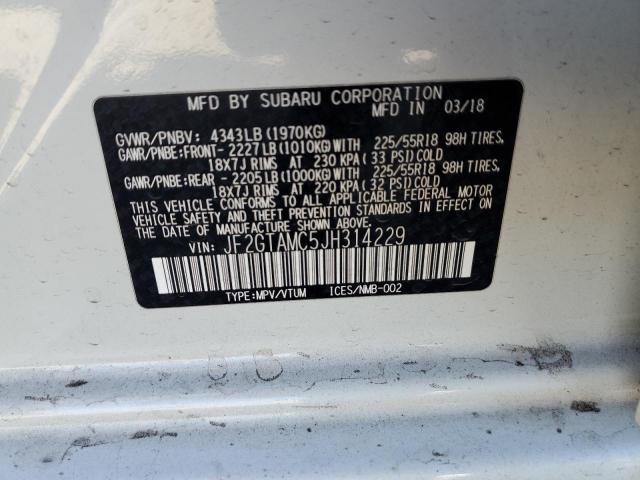 Photo 11 VIN: JF2GTAMC5JH314229 - SUBARU CROSSTREK 