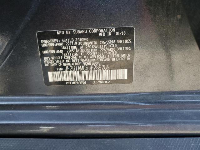 Photo 13 VIN: JF2GTAMC6JH289289 - SUBARU CROSSTREK 