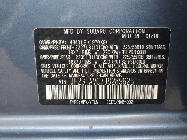 Photo 13 VIN: JF2GTAMC7J8289625 - SUBARU CROSSTREK 