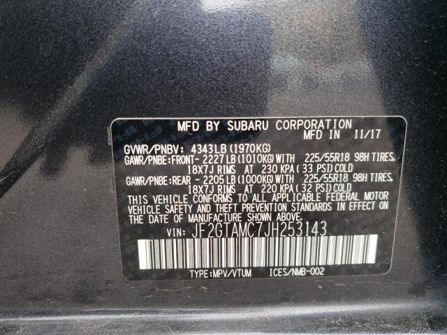 Photo 9 VIN: JF2GTAMC7JH253143 - SUBARU CROSSTREK 