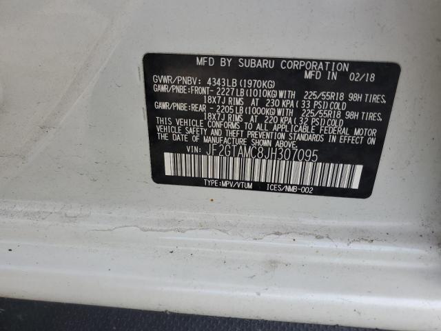 Photo 11 VIN: JF2GTAMC8JH307095 - SUBARU CROSSTREK 