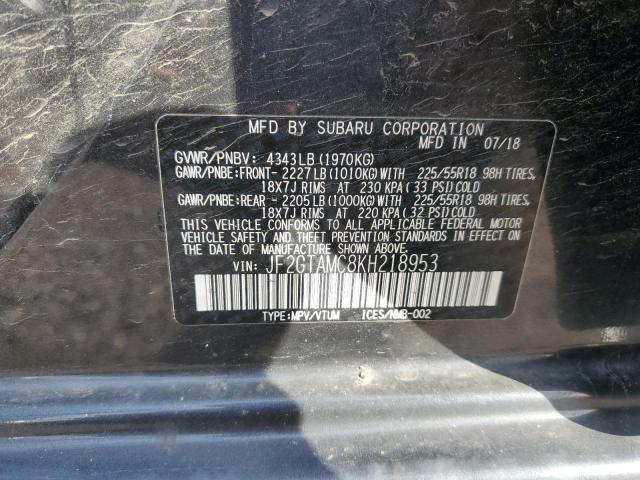 Photo 11 VIN: JF2GTAMC8KH218953 - SUBARU CROSSTREK 