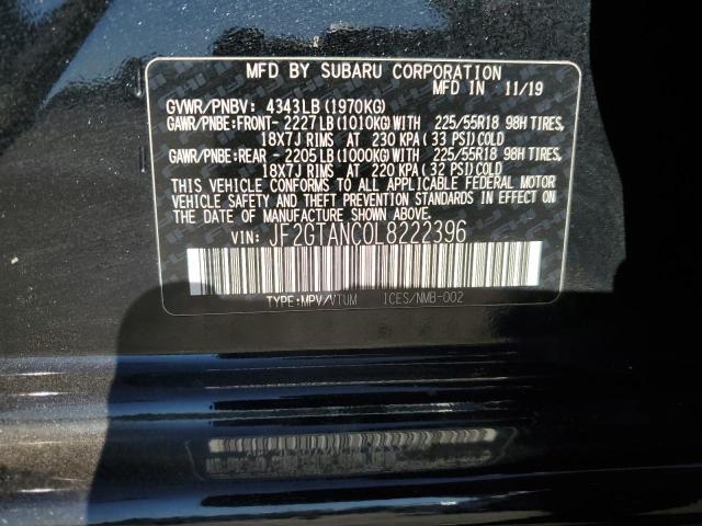 Photo 12 VIN: JF2GTANC0L8222396 - SUBARU CROSSTREK 