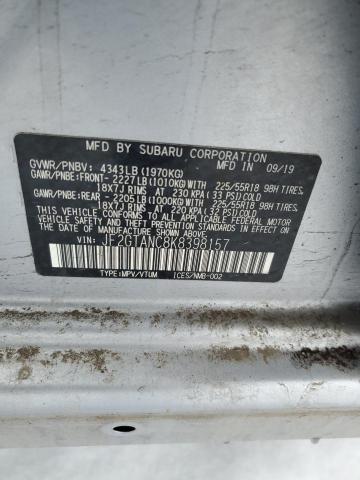 Photo 11 VIN: JF2GTANC8K8398157 - SUBARU CROSSTREK 