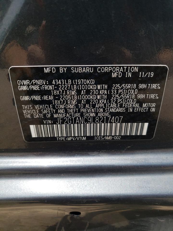 Photo 12 VIN: JF2GTANC9L8217407 - SUBARU CROSSTREK 