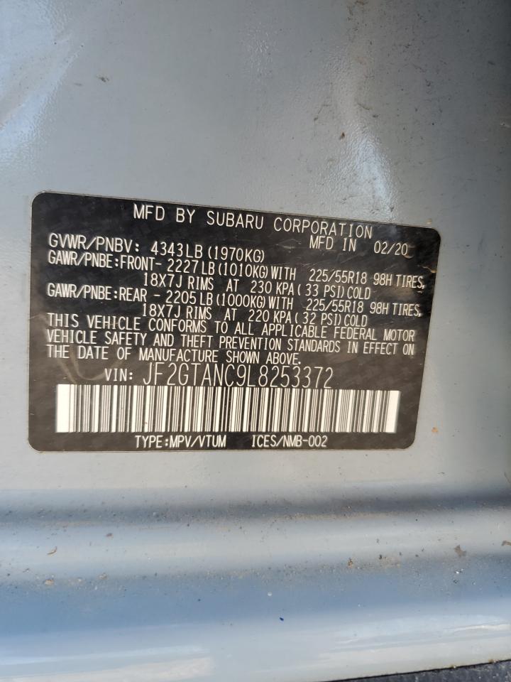 Photo 11 VIN: JF2GTANC9L8253372 - SUBARU CROSSTREK 