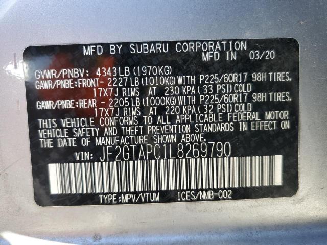 Photo 12 VIN: JF2GTAPC1L8269790 - SUBARU CROSSTREK 