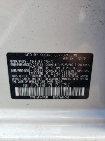 Photo 13 VIN: JF2GTAPC2L8227757 - SUBARU CROSSTREK 