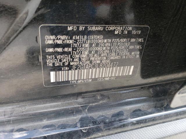 Photo 11 VIN: JF2GTAPC3L8204472 - SUBARU CROSSTREK 