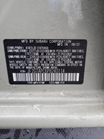 Photo 13 VIN: JF2GTAPC6P8240114 - SUBARU CROSSTREK 