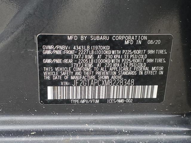 Photo 11 VIN: JF2GTAPCXM8228348 - SUBARU CROSSTREK 