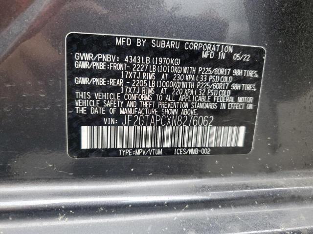 Photo 12 VIN: JF2GTAPCXN8276062 - SUBARU CROSSTREK 