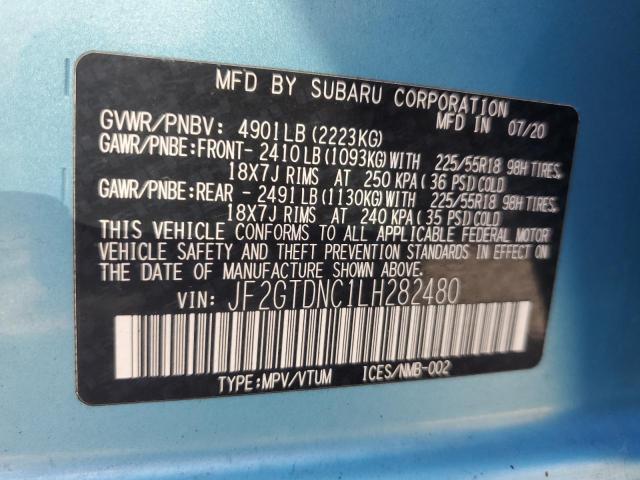 Photo 12 VIN: JF2GTDNC1LH282480 - SUBARU CROSSTREK 