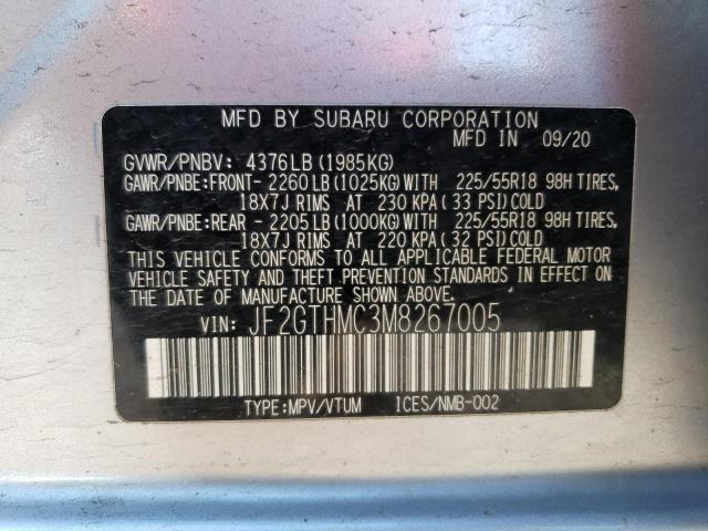 Photo 12 VIN: JF2GTHMC3M8267005 - SUBARU CROSSTREK 