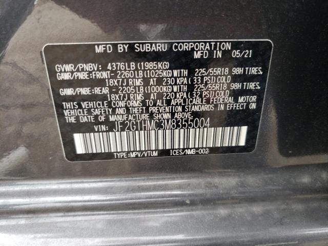 Photo 9 VIN: JF2GTHMC3M8355004 - SUBARU CROSSTREK 