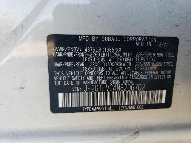 Photo 13 VIN: JF2GTHMC4N8206702 - SUBARU CROSSTREK 