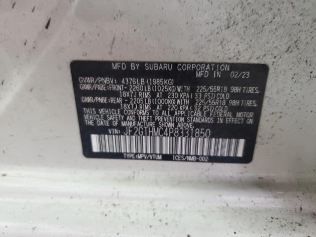 Photo 13 VIN: JF2GTHMC4P8331850 - SUBARU CROSSTREK 