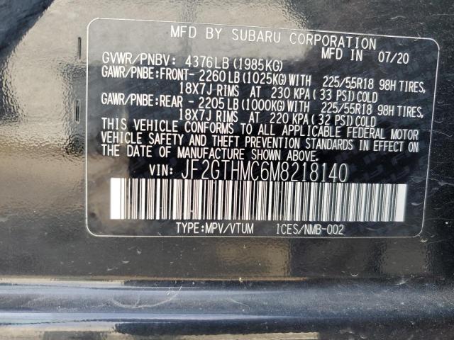 Photo 11 VIN: JF2GTHMC6M8218140 - SUBARU CROSSTREK 