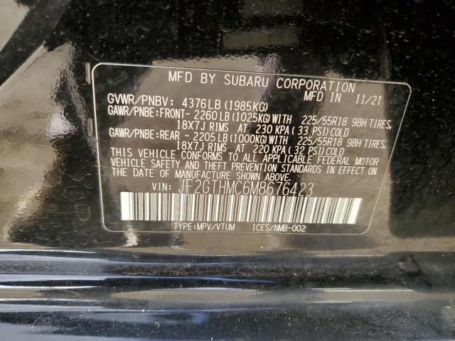 Photo 11 VIN: JF2GTHMC6M8676423 - SUBARU CROSSTREK 