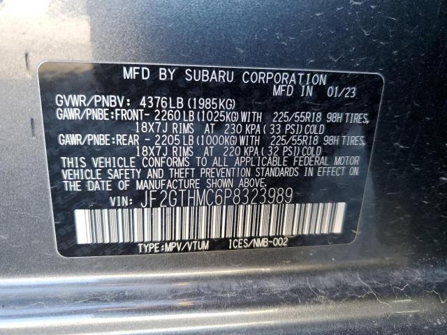 Photo 11 VIN: JF2GTHMC6P8323989 - SUBARU CROSSTREK 