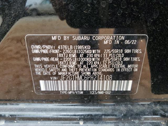 Photo 11 VIN: JF2GTHMC6PH214108 - SUBARU CROSSTREK 