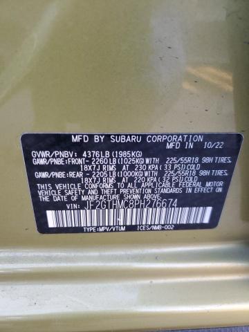 Photo 11 VIN: JF2GTHMC8PH276674 - SUBARU CROSSTREK 