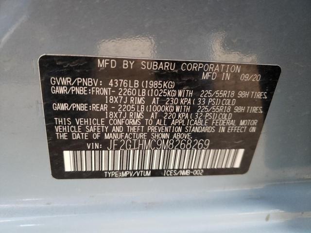 Photo 12 VIN: JF2GTHMC9M8268269 - SUBARU CROSSTREK 