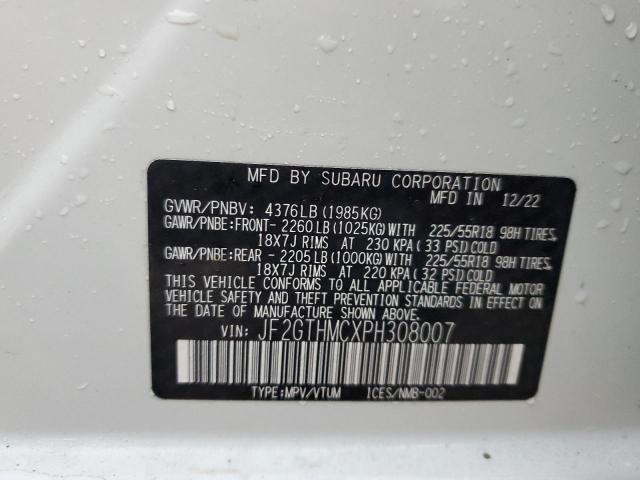 Photo 13 VIN: JF2GTHMCXPH308007 - SUBARU CROSSTREK 