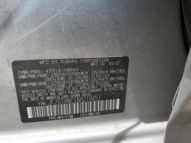 Photo 11 VIN: JF2GTHNC1N8218451 - SUBARU CROSSTREK 