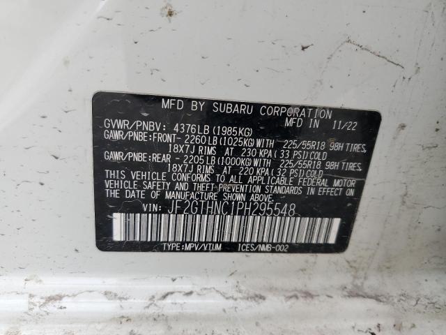 Photo 12 VIN: JF2GTHNC1PH295548 - SUBARU CROSSTREK 