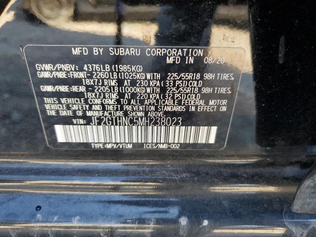 Photo 11 VIN: JF2GTHNC5MH238023 - SUBARU CROSSTREK 