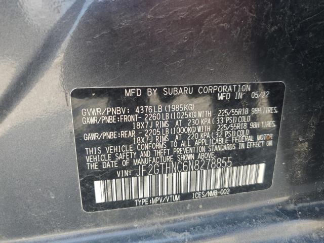 Photo 12 VIN: JF2GTHNC6N8278855 - SUBARU CROSSTREK 