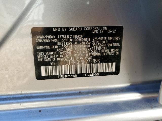 Photo 9 VIN: JF2GTHNC6NH273896 - SUBARU CROSSTREK 