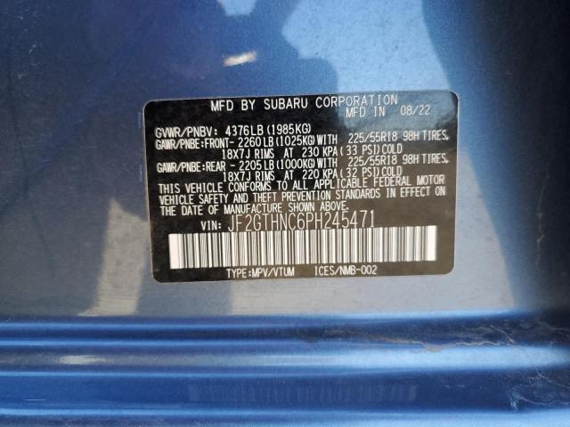 Photo 12 VIN: JF2GTHNC6PH245471 - SUBARU CROSSTREK 