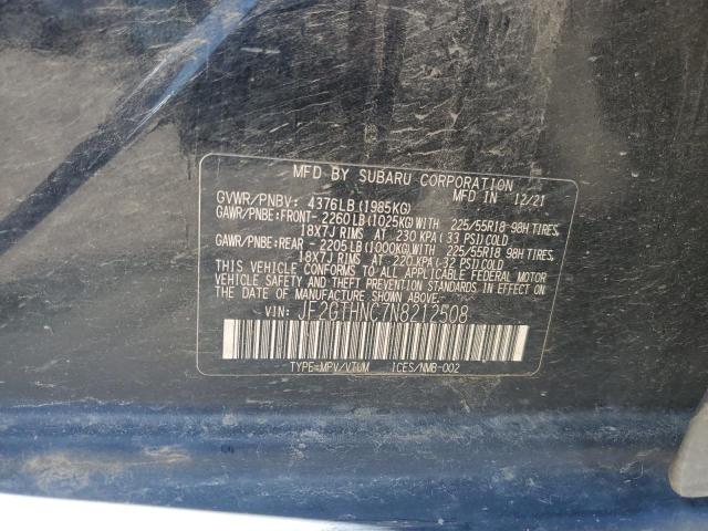 Photo 12 VIN: JF2GTHNC7N8212508 - SUBARU CROSSTREK 