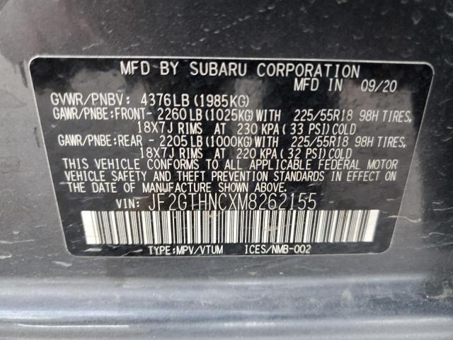 Photo 11 VIN: JF2GTHNCXM8262155 - SUBARU CROSSTREK 