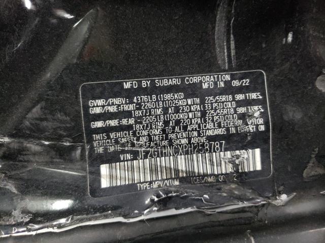 Photo 11 VIN: JF2GTHNCXPH258787 - SUBARU CROSSTREK 