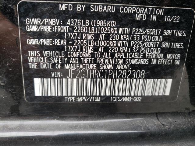 Photo 13 VIN: JF2GTHRC1PH282308 - SUBARU CROSSTREK 