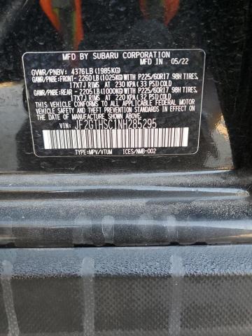 Photo 12 VIN: JF2GTHSC1NH285295 - SUBARU CROSSTREK 