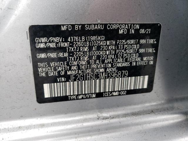 Photo 9 VIN: JF2GTHSC3MH396879 - SUBARU CROSSTREK 