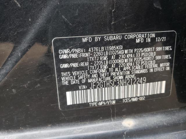 Photo 13 VIN: JF2GTHSC3NH212249 - SUBARU CROSSTREK 