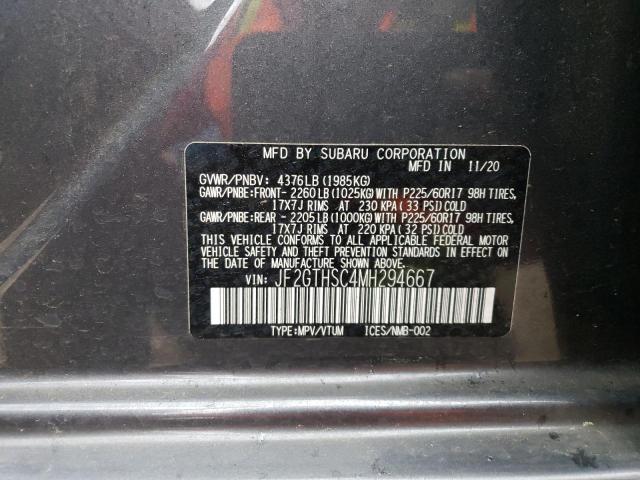 Photo 12 VIN: JF2GTHSC4MH294667 - SUBARU CROSSTREK 