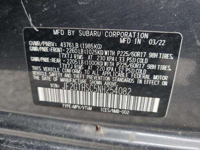 Photo 11 VIN: JF2GTHSC5NH254082 - SUBARU CROSSTREK 