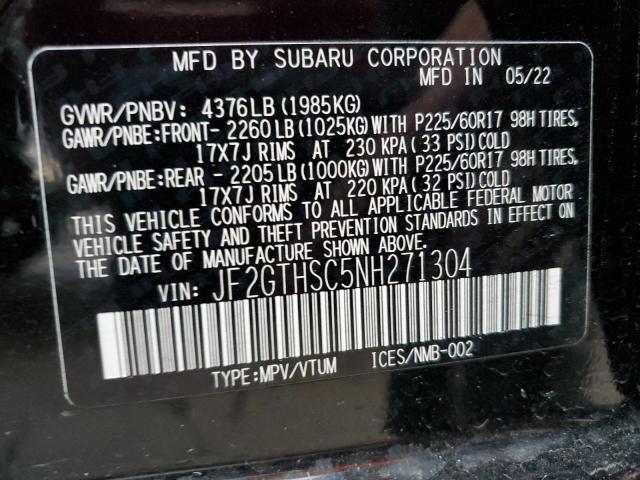 Photo 11 VIN: JF2GTHSC5NH271304 - SUBARU CROSSTREK 