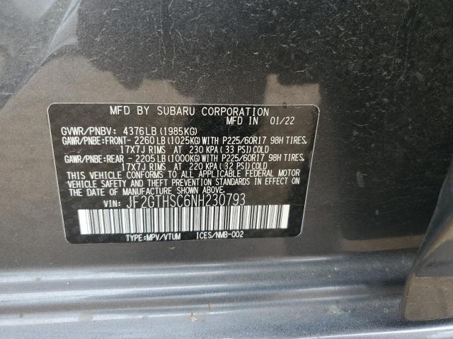 Photo 11 VIN: JF2GTHSC6NH230793 - SUBARU CROSSTREK 