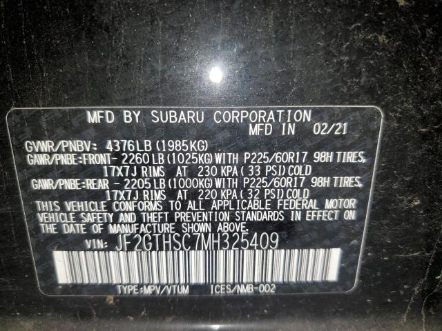 Photo 13 VIN: JF2GTHSC7MH325409 - SUBARU CROSSTREK 