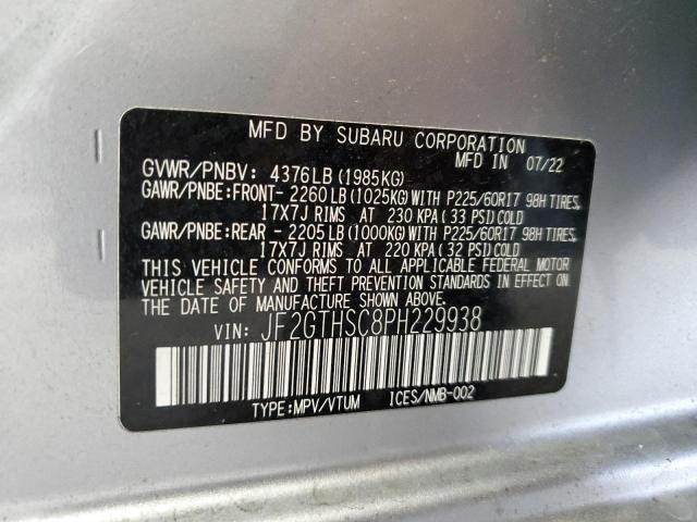 Photo 13 VIN: JF2GTHSC8PH229938 - SUBARU CROSSTREK 