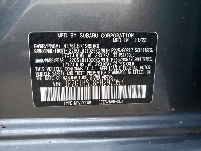 Photo 13 VIN: JF2GTHSC8PH297057 - SUBARU CROSSTREK 